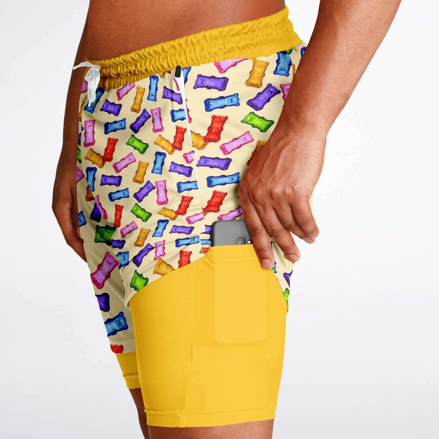 Sweet Treats - Gummybears - Men's 2-in-1 Shorts