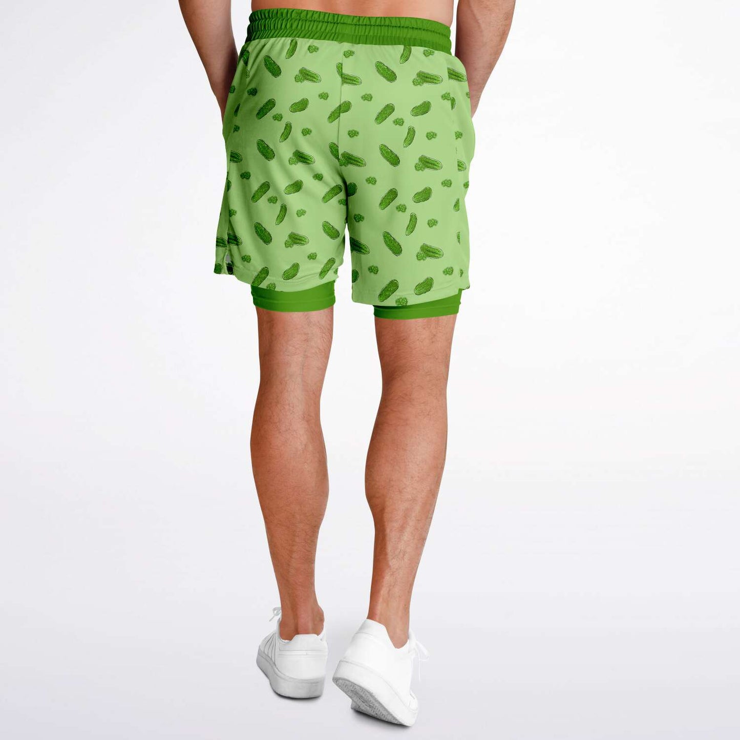 Game Set Snack - Pickles - Men's 2-in-1 Shorts