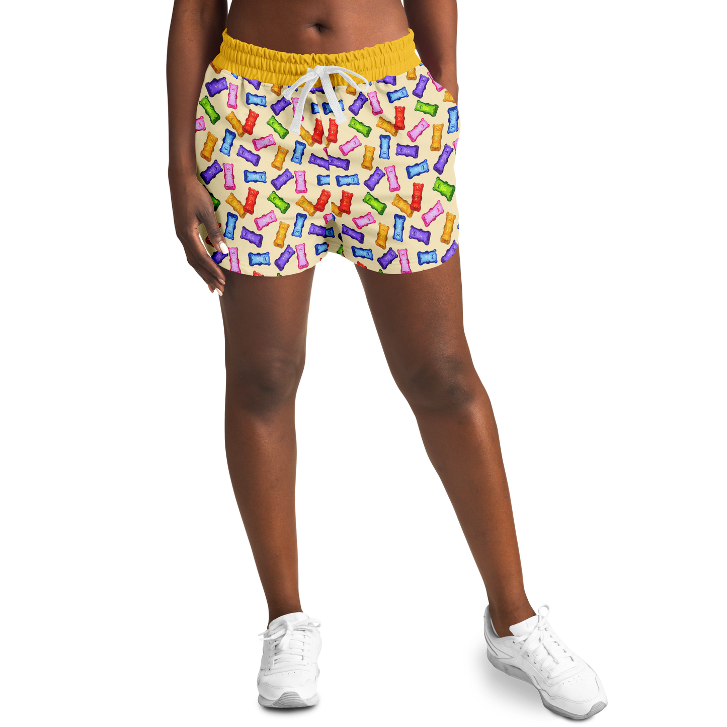 Sweet Treats - Gummybears - Women's Loose Athletic Shorts