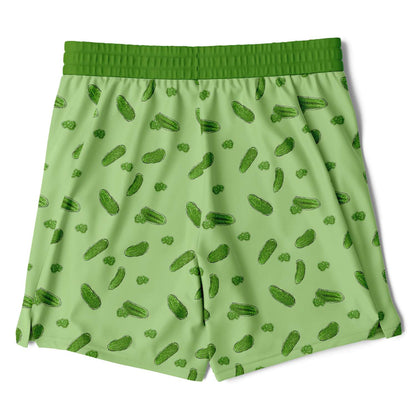 Game Set Snack - Pickles - Men's 2-in-1 Shorts