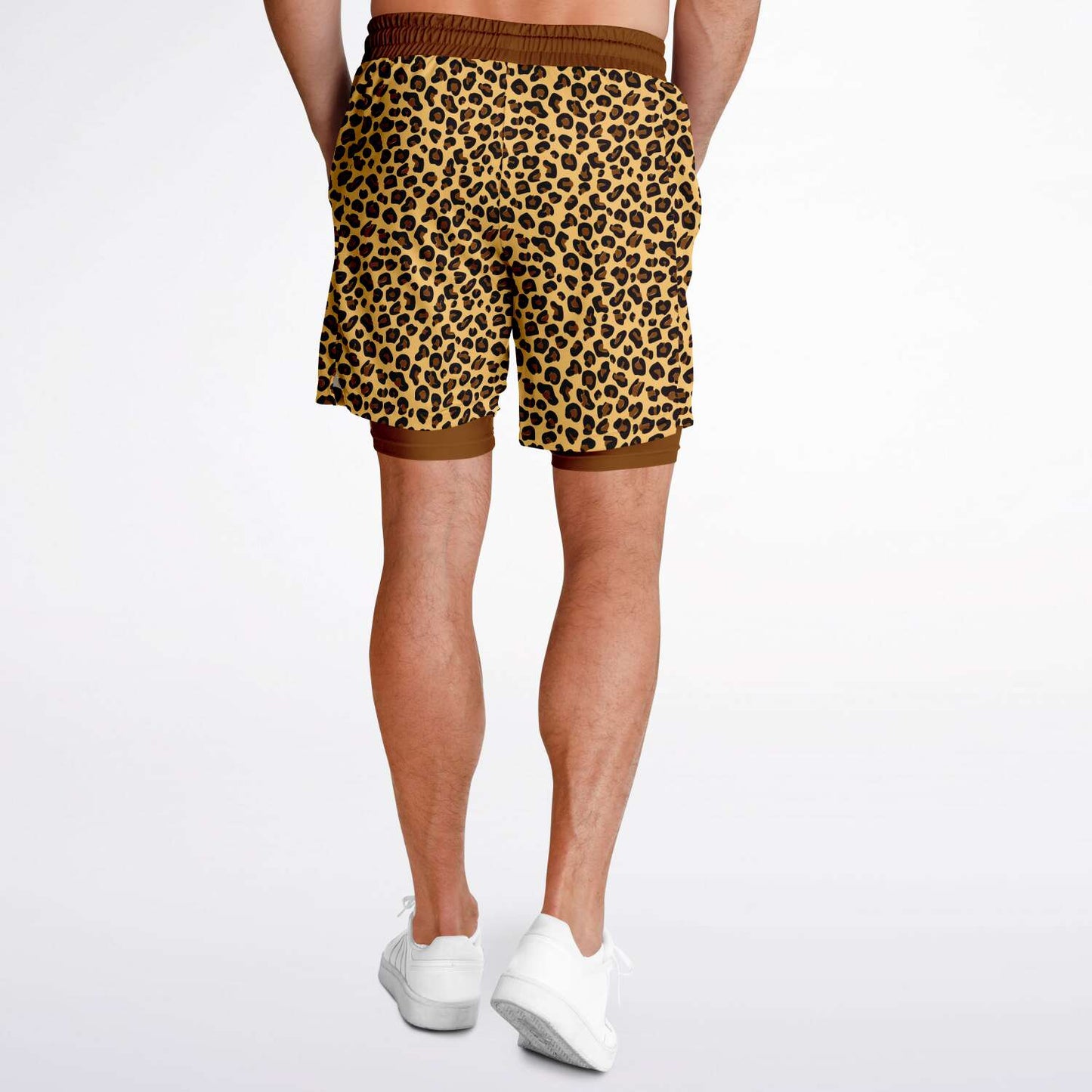 Wild Things - Leopard - Men's 2-in-1 Shorts