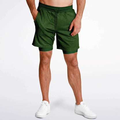 Wild Things - Crocodile - Men's 2-in-1 Shorts