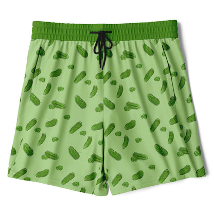 Game Set Snack - Pickles - Men's 2-in-1 Shorts