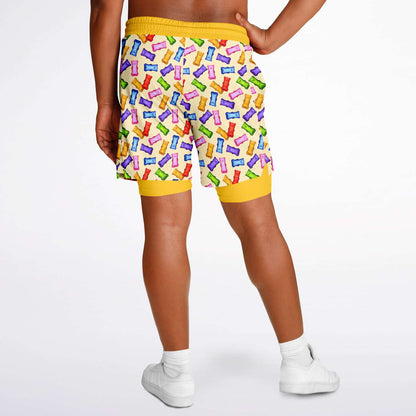 Sweet Treats - Gummybears - Men's 2-in-1 Shorts