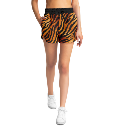 Wild Things - Tiger - Women's Loose Athletic Shorts