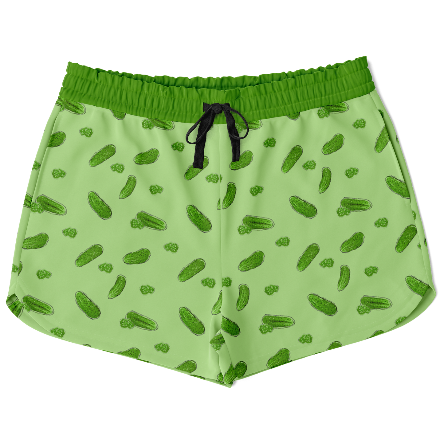 Game Set Snack - Pickles - Women's Loose Athletic Shorts