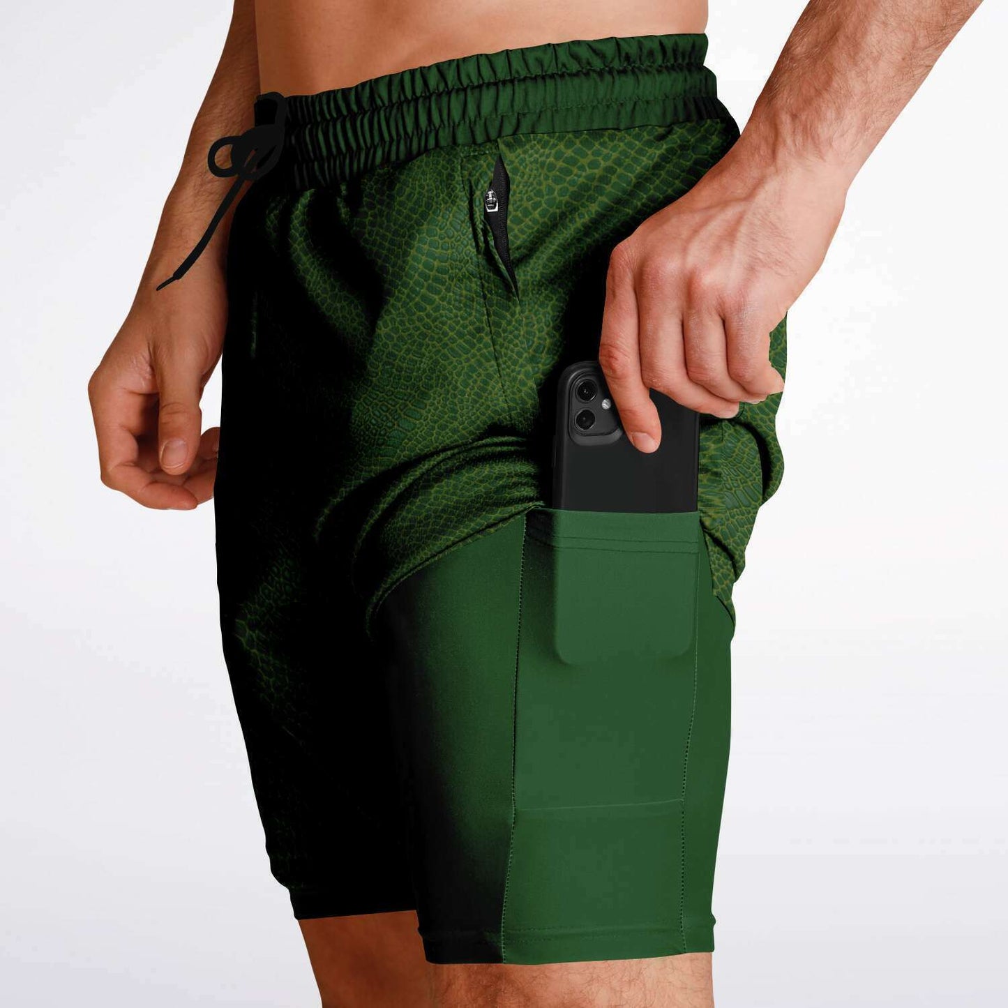 Wild Things - Crocodile - Men's 2-in-1 Shorts