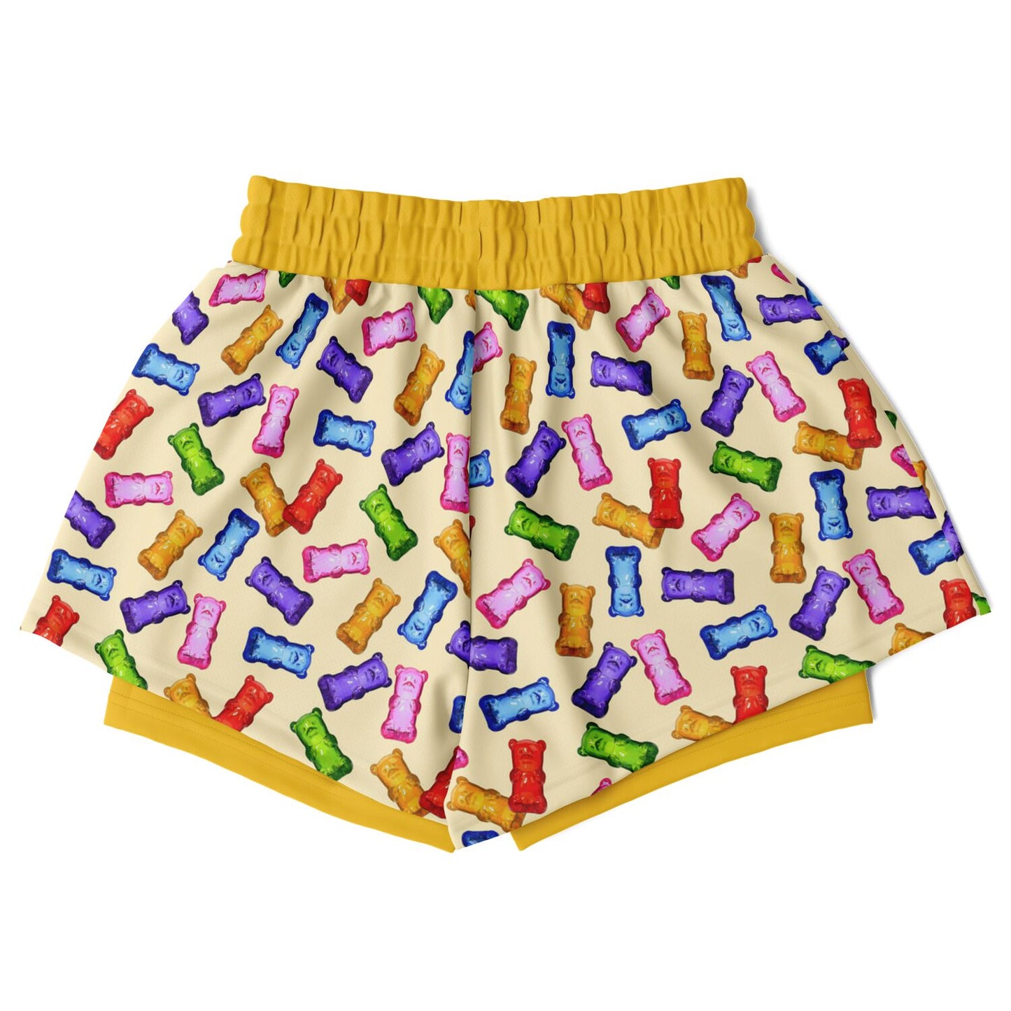 Sweet Treats - Gummybears - Women's 2-in-1 Shorts