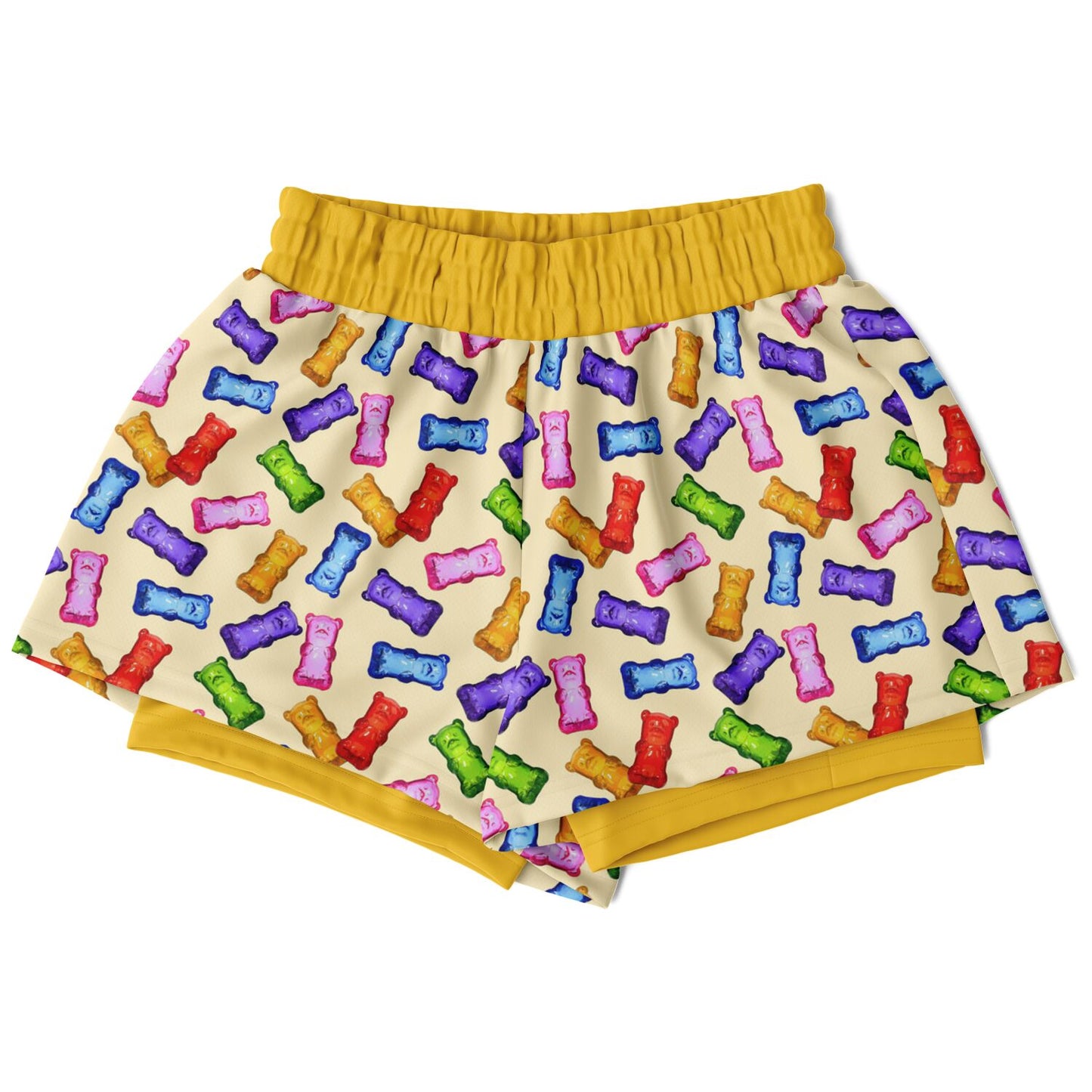 Sweet Treats - Gummybears - Women's 2-in-1 Shorts