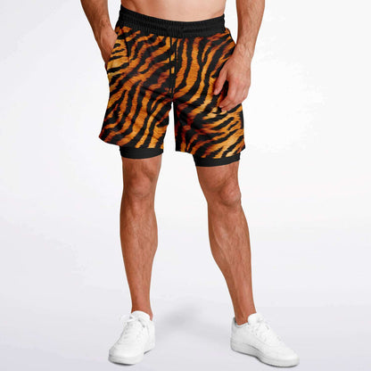 Wild Things - Tiger - Men's 2-in-1 Shorts