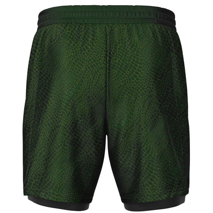 Wild Things - Crocodile - Men's 2-in-1 Shorts