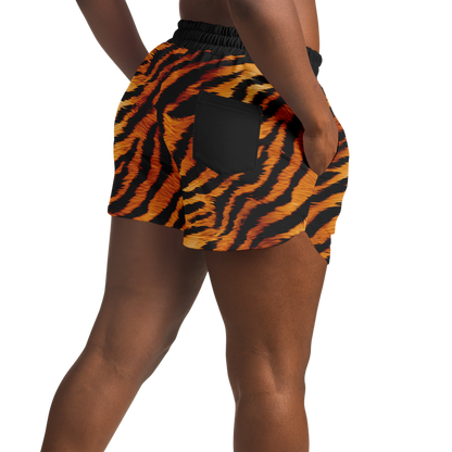 Wild Things - Tiger - Women's Loose Athletic Shorts