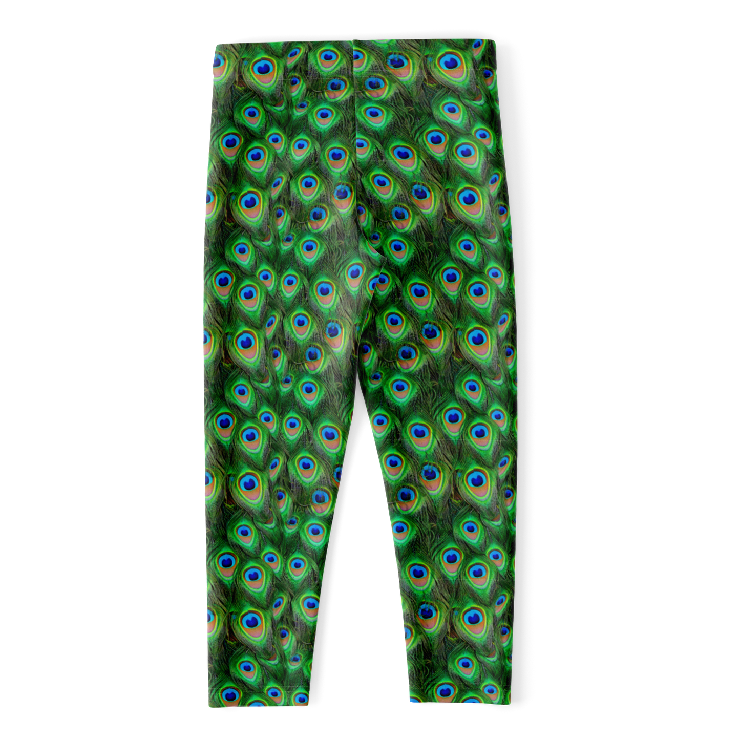 Wild Things - Peacock - Women's Capri Leggings