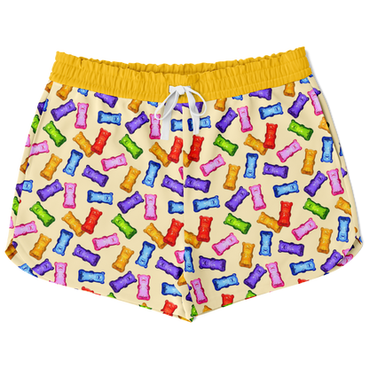 Sweet Treats - Gummybears - Women's Loose Athletic Shorts