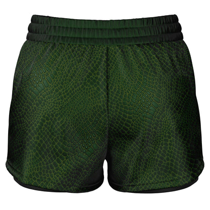 Wild Things - Crocodile - Women's 2-in-1 Shorts