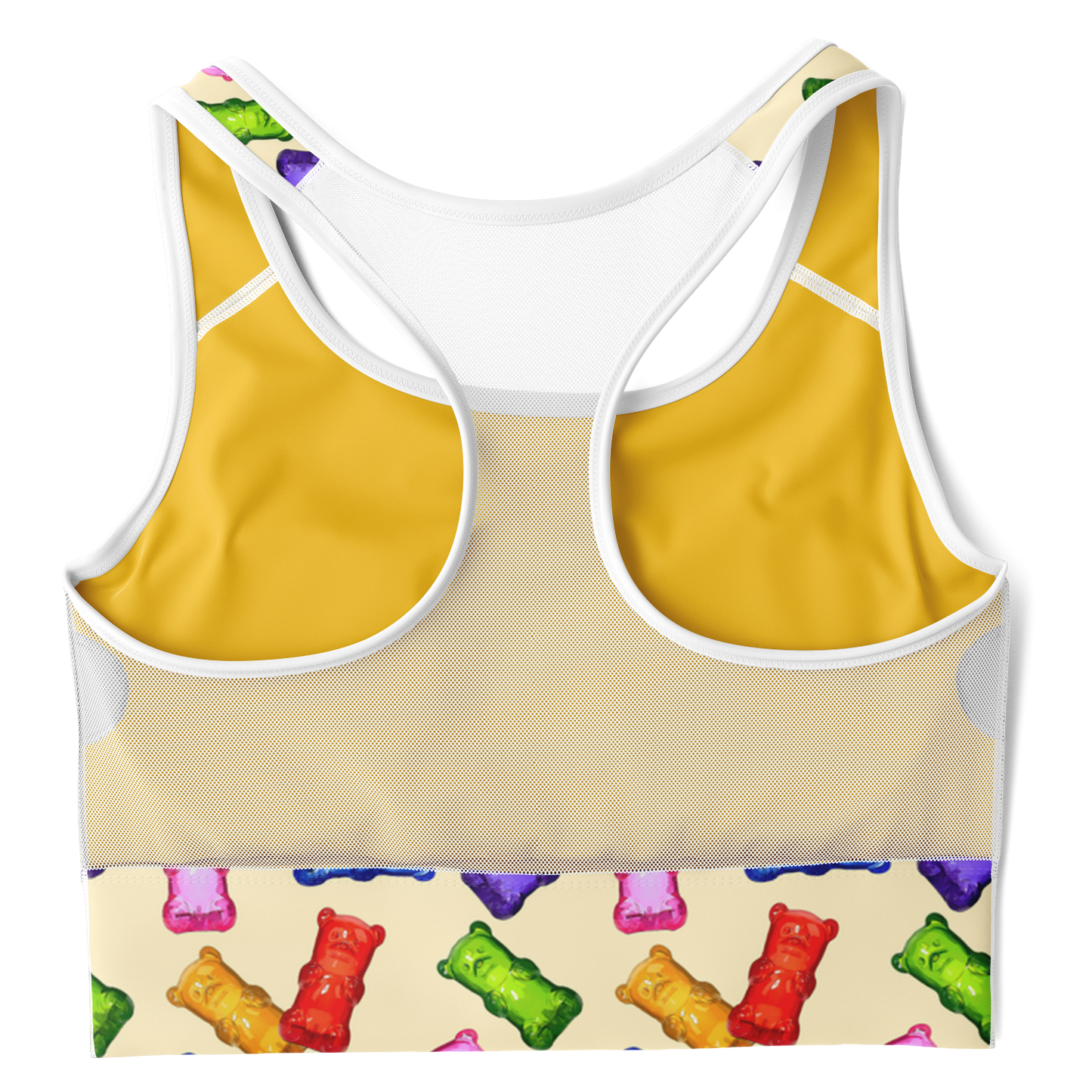 Sweet Treats - Gummybears - Women's Mesh Padded Sports Bra