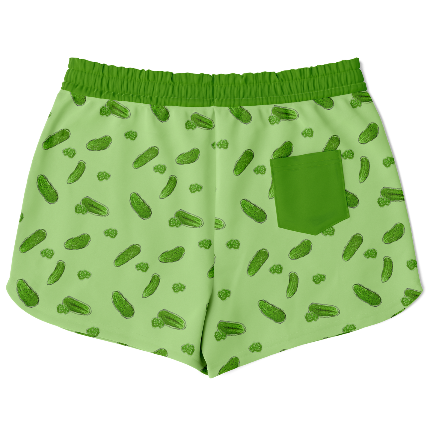 Game Set Snack - Pickles - Women's Loose Athletic Shorts