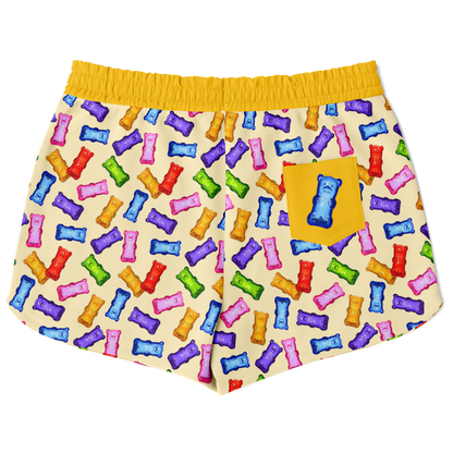 Sweet Treats - Gummybears - Women's Loose Athletic Shorts