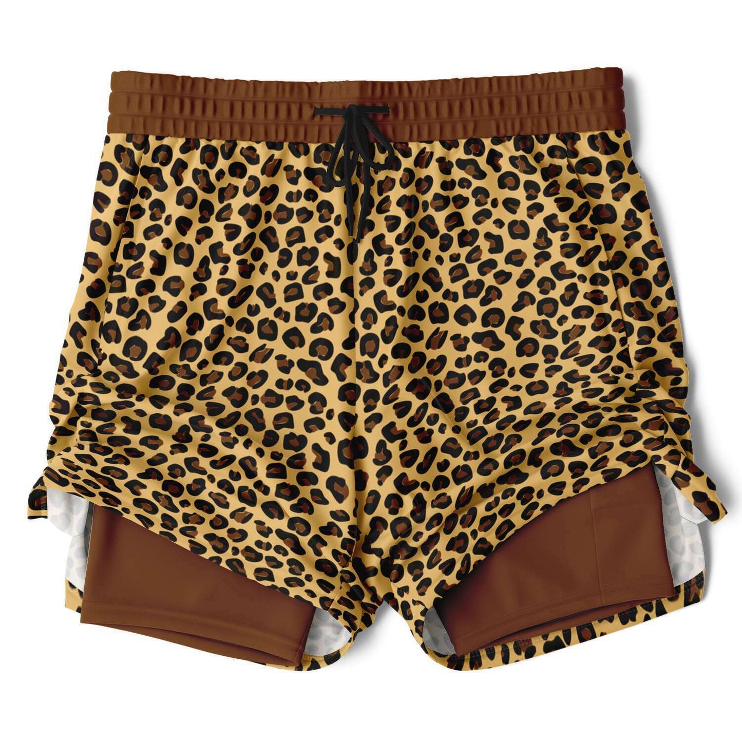 Wild Things - Leopard - Men's 2-in-1 Shorts