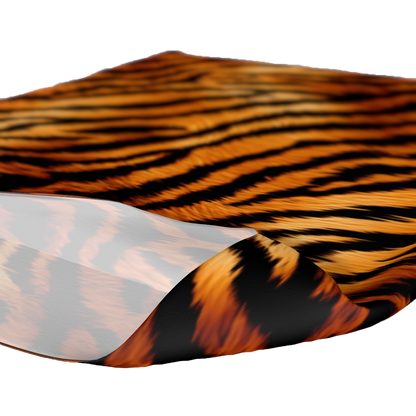 Headband or neckgaiter with a tiger print. Great for running, hiking, or working out. 