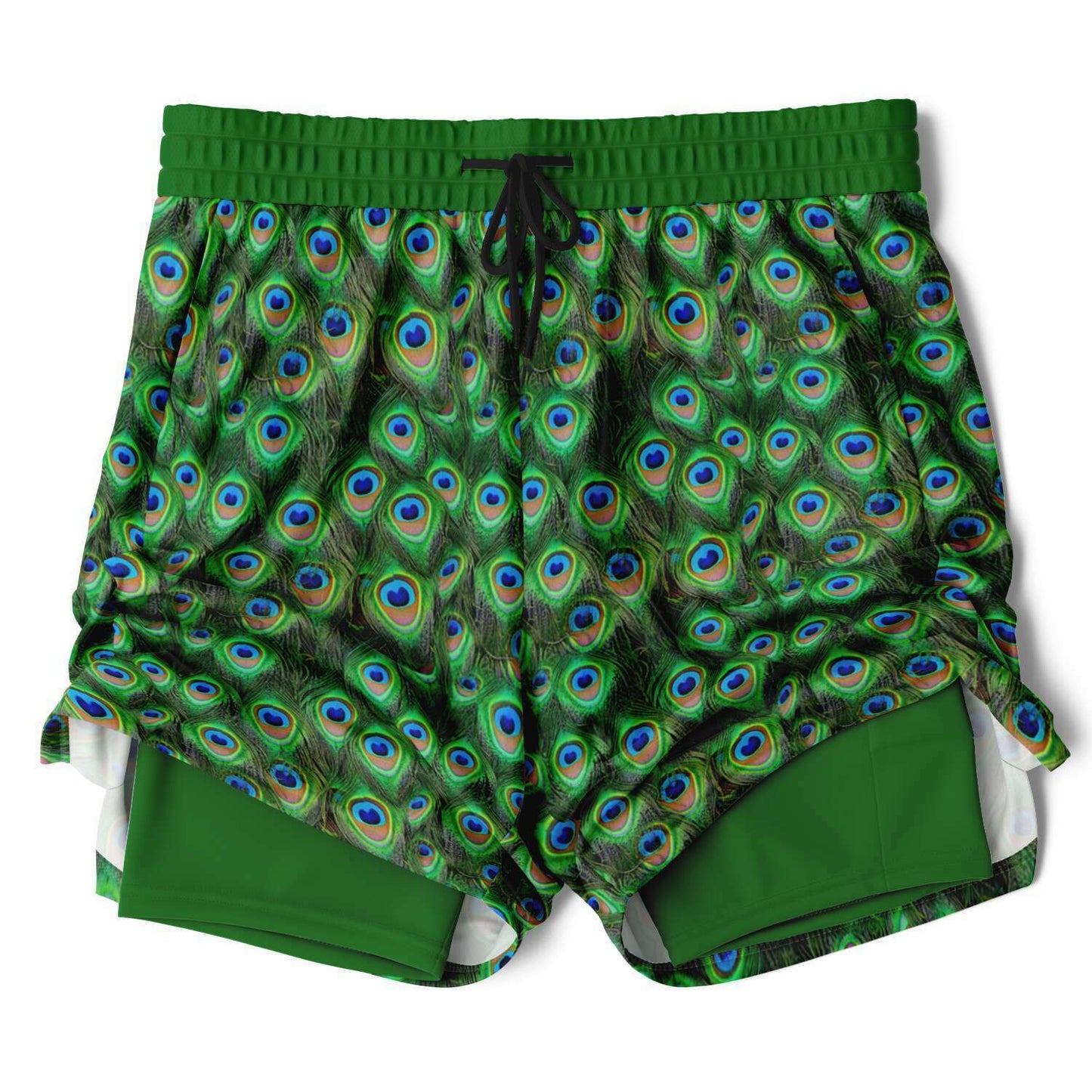 Wild Things - Peacock - Men's 2-in-1 Shorts