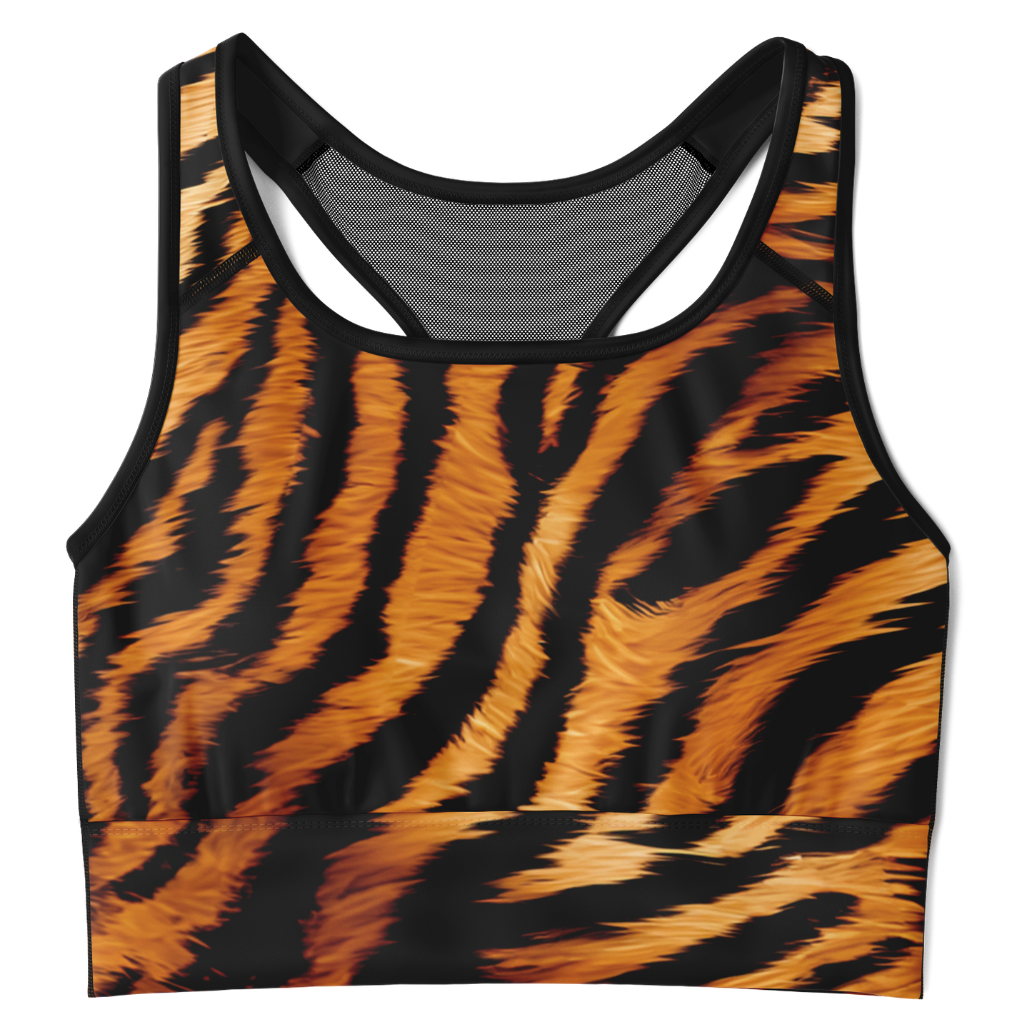 Wild Things - Tiger - Women's Mesh Padded Sports Bra