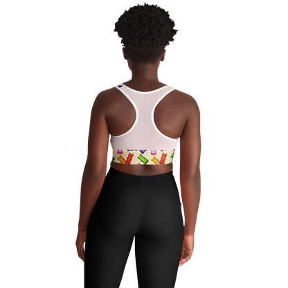 Sweet Treats - Gummybears - Women's Mesh Padded Sports Bra