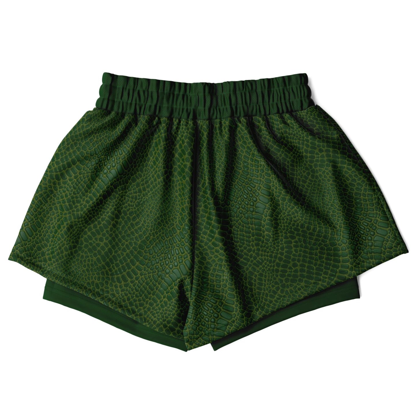 Wild Things - Crocodile - Women's 2-in-1 Shorts