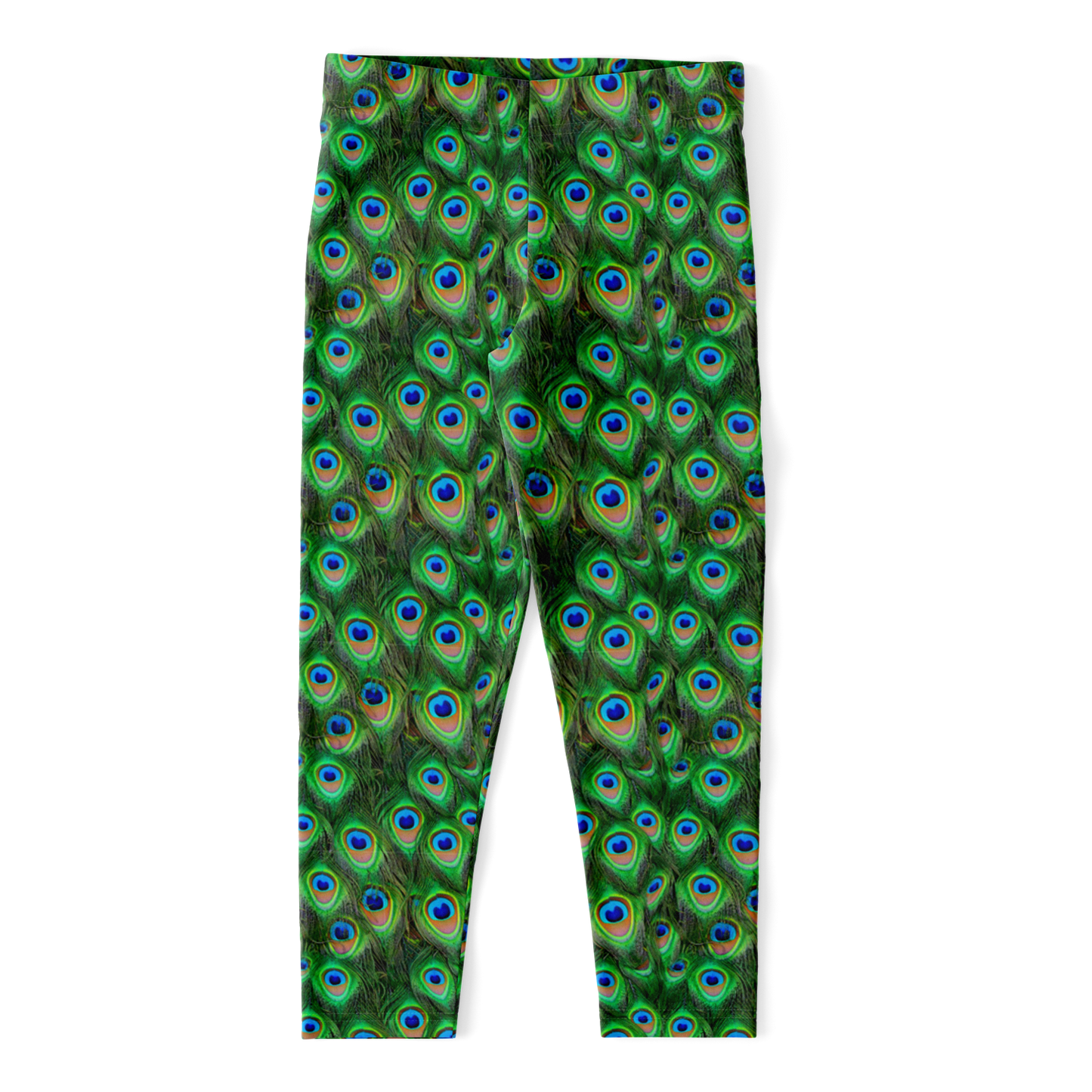 Wild Things - Peacock - Women's Capri Leggings