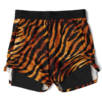 Wild Things - Tiger - Men's 2-in-1 Shorts