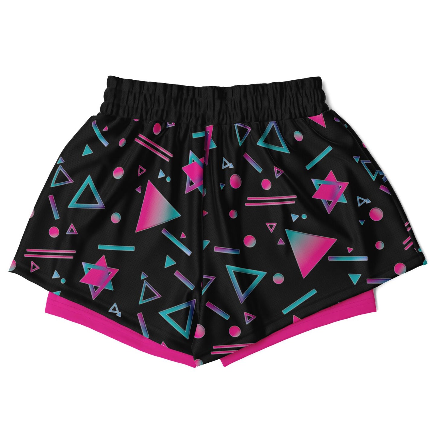 Neon Nights - Women's 2-in-1 Shorts