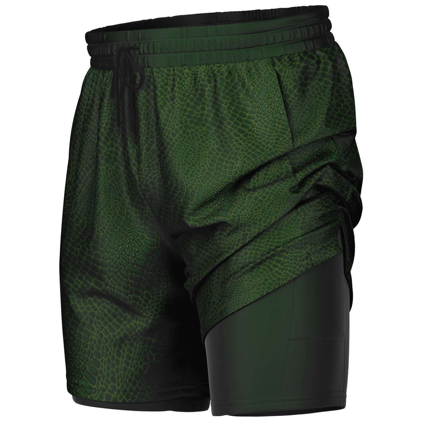 Wild Things - Crocodile - Men's 2-in-1 Shorts