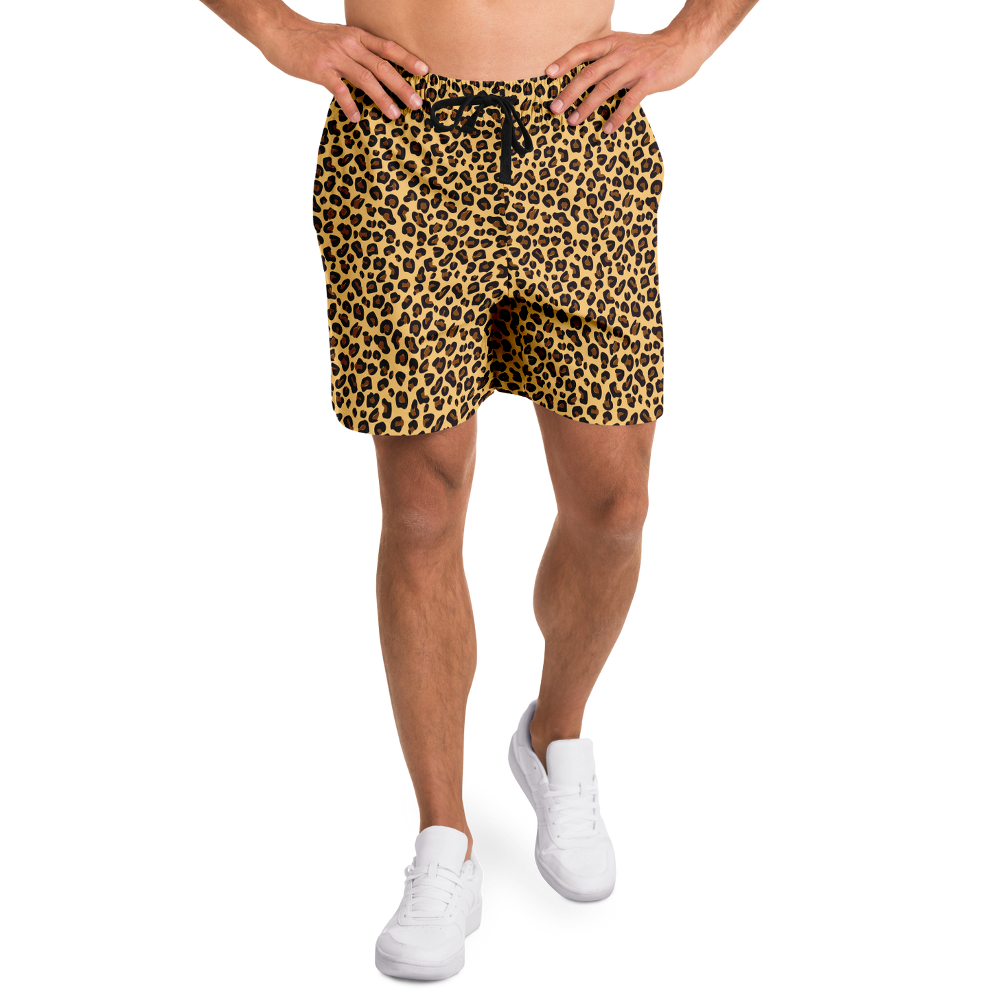 Wild Things - Leopard - Men's Athletic Shorts