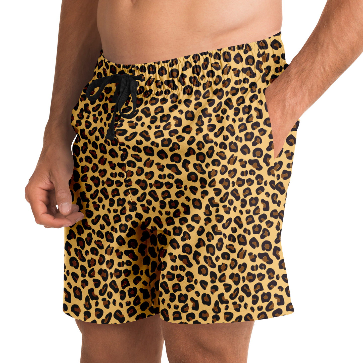 Wild Things - Leopard - Men's Athletic Shorts