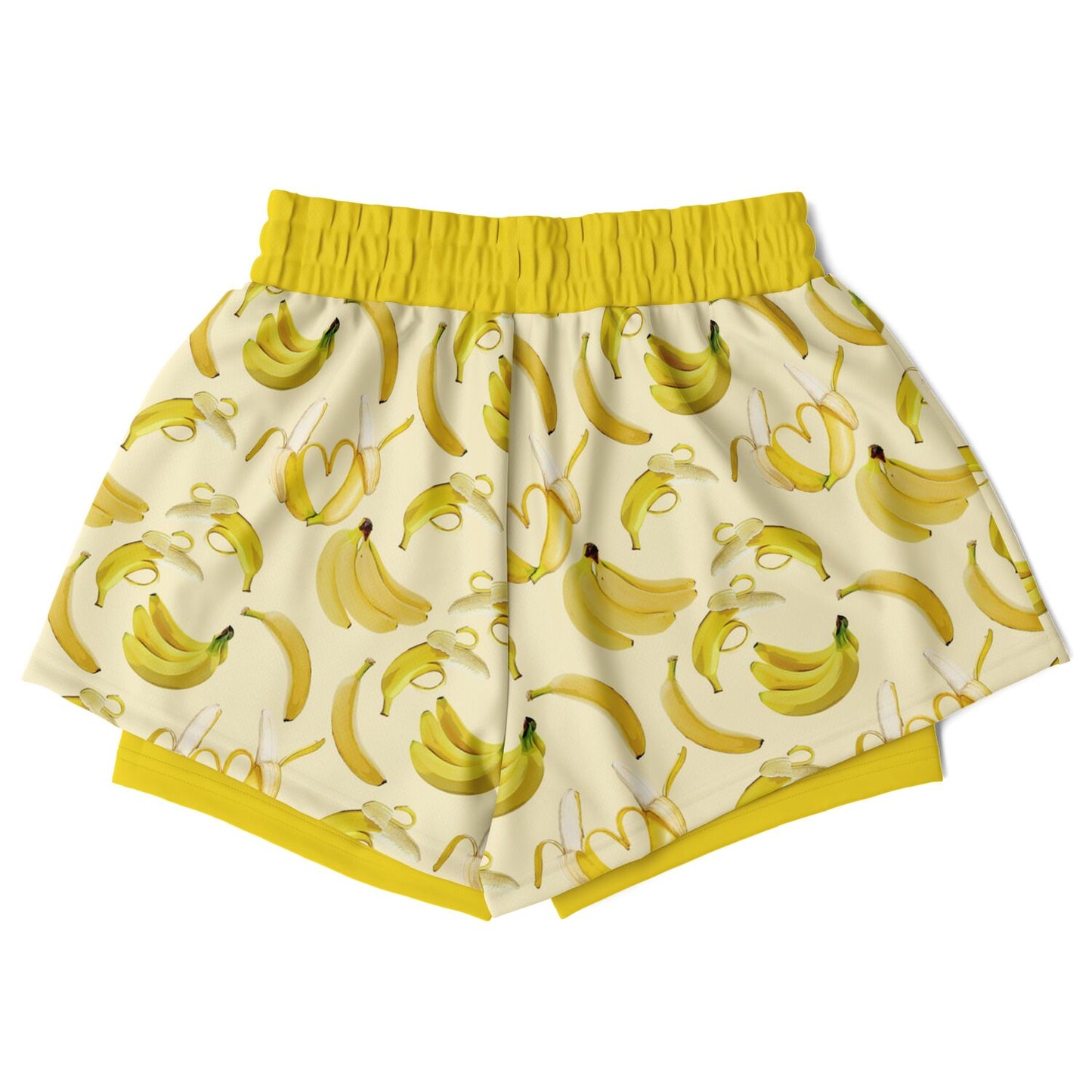 Game Set Snack - Bananas - Women's 2-in-1 Shorts