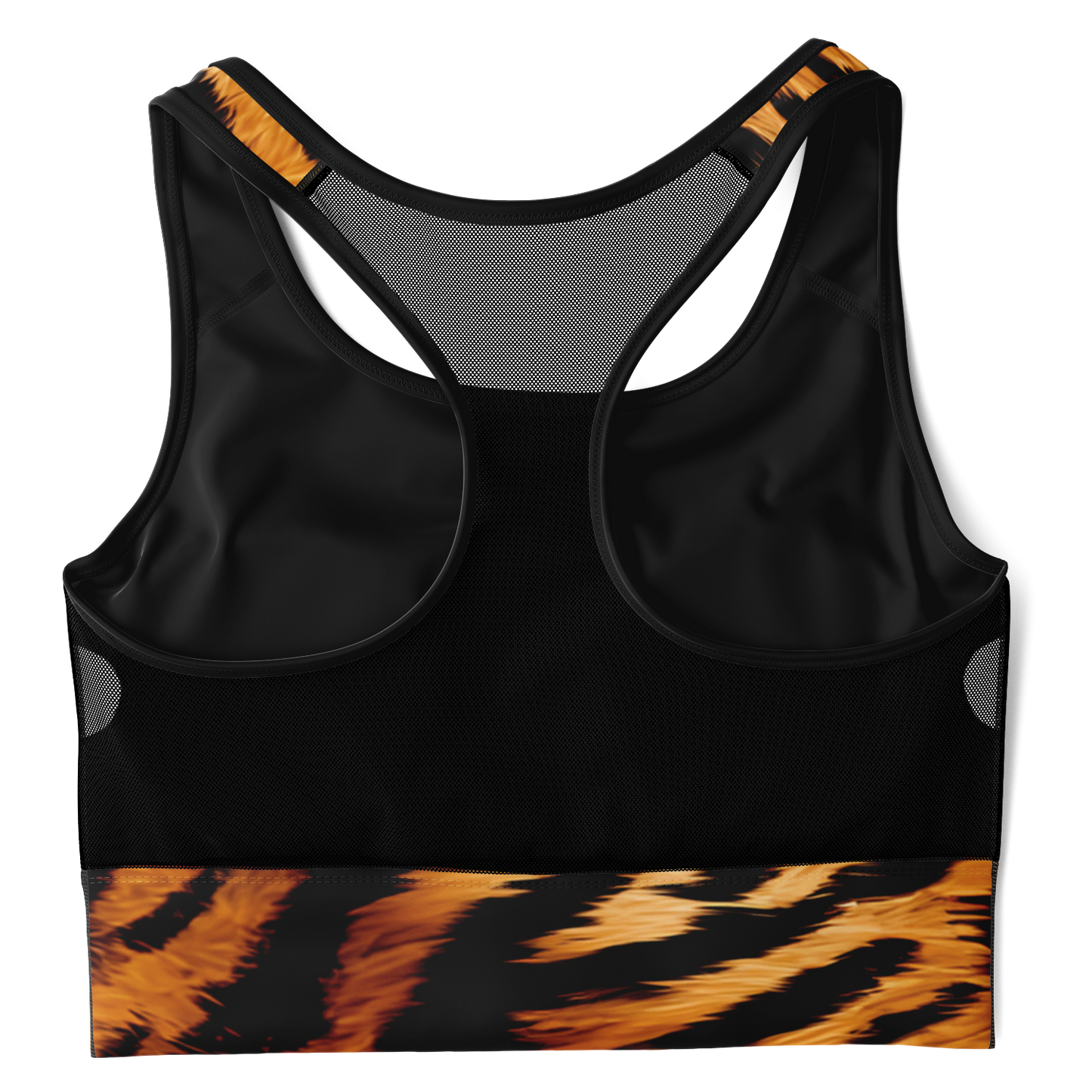 Wild Things - Tiger - Women's Mesh Padded Sports Bra