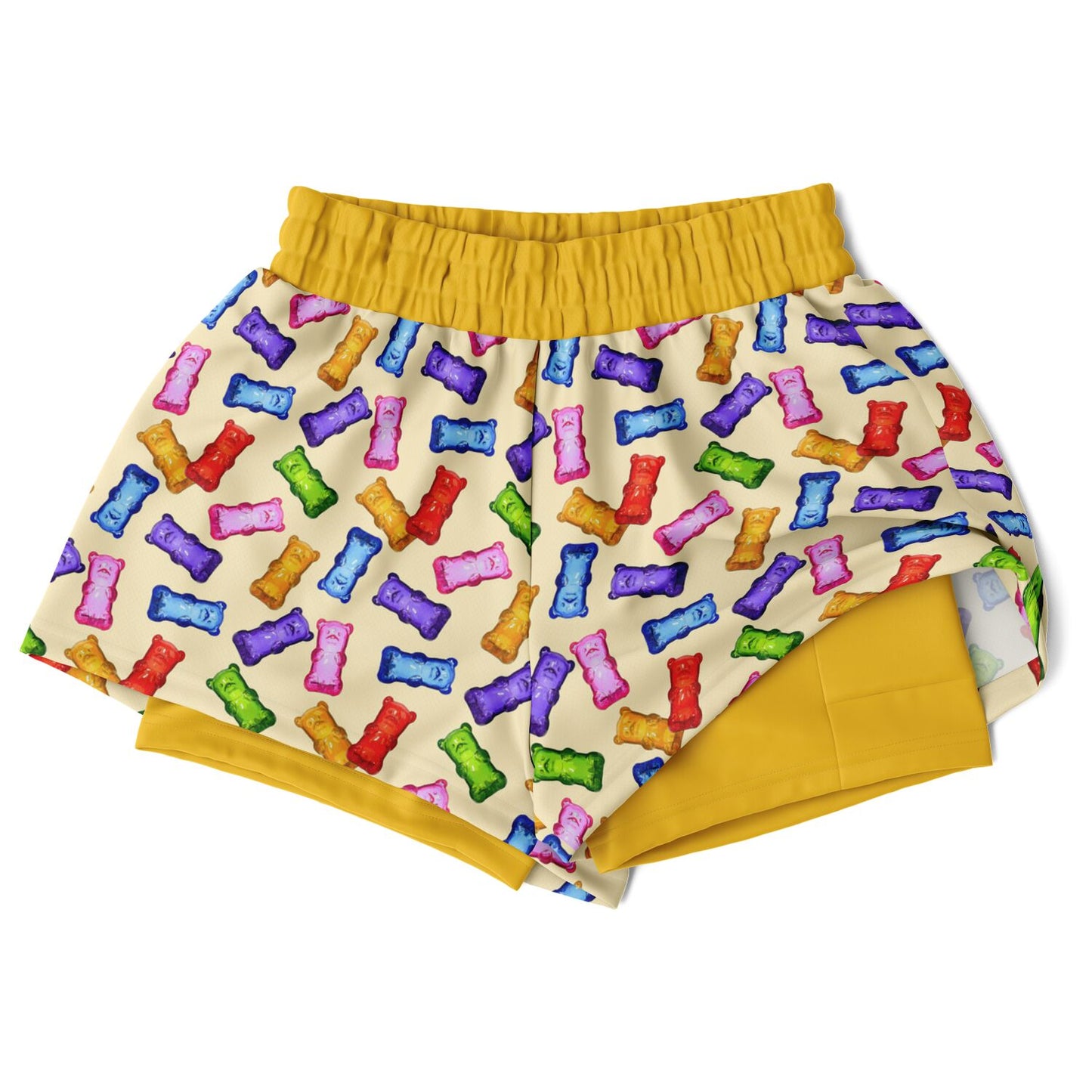 Sweet Treats - Gummybears - Women's 2-in-1 Shorts